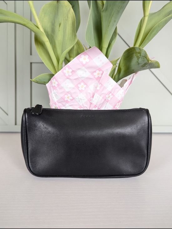 Coach Handbags - Vintage Coach LeatherChunky Case, also referred to as a cosmetic or makeup
